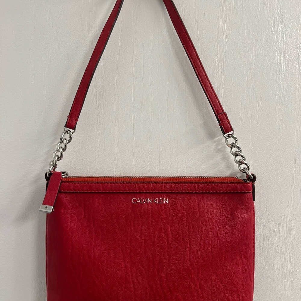 Calvin Klein Red Shoulder Bag